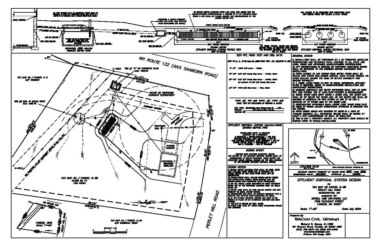 New Construction, Enviro-Septic System, Sanbornton, NH
