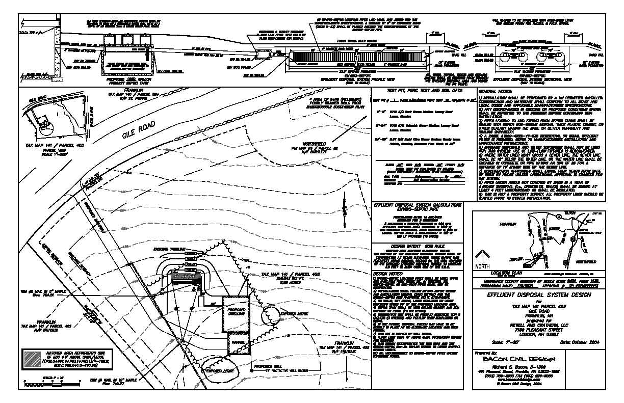 New Construction, Enviro-Septic System, Franklin, NH